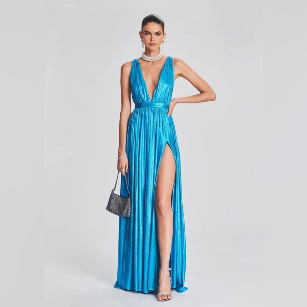 Retrofete Blue Maxi Dress